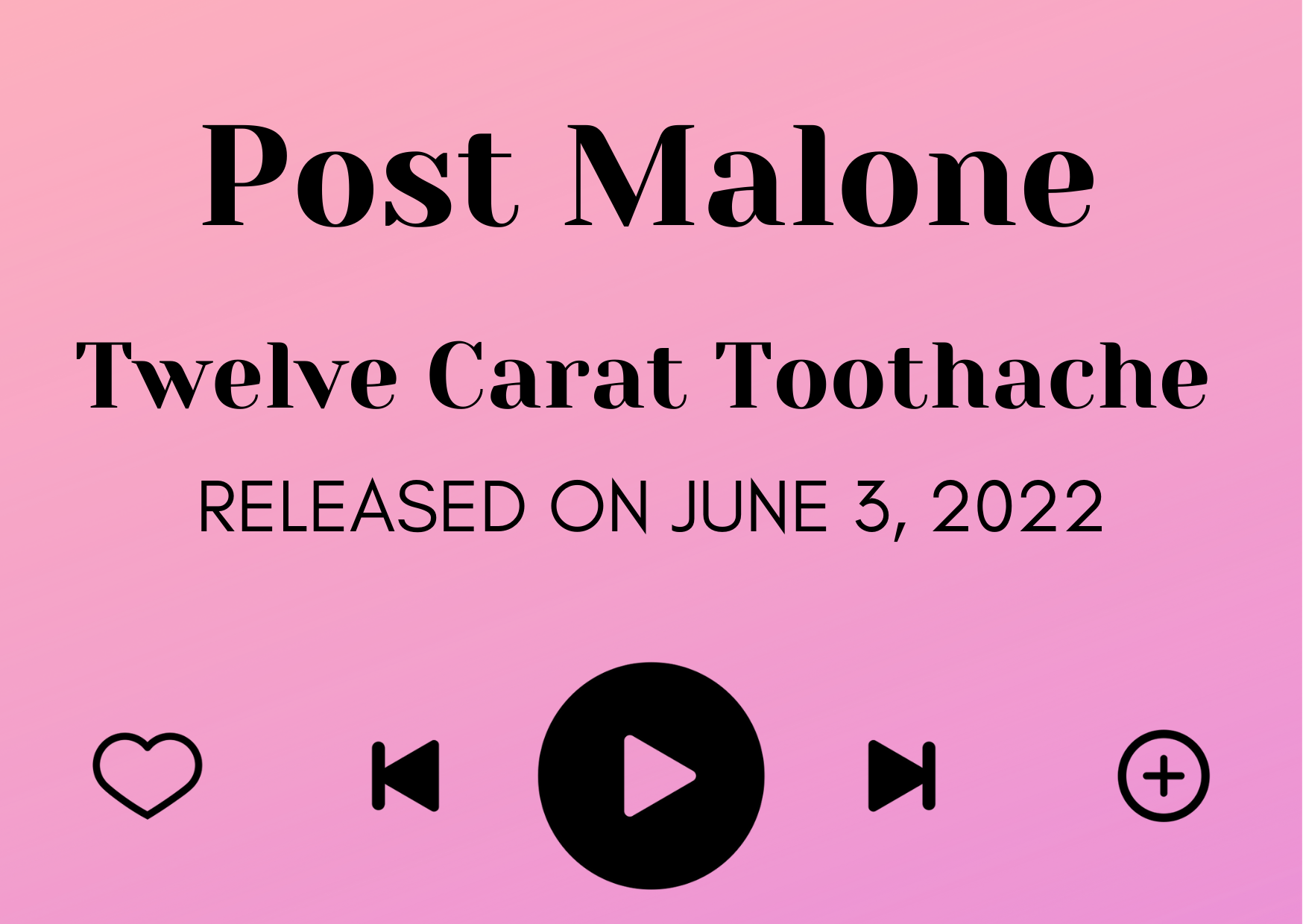 Twelve Carat Toothache out June 3